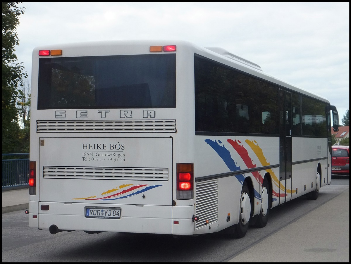 Setra 319 UL von Heike B�s aus Deutschland in Sassnitz.