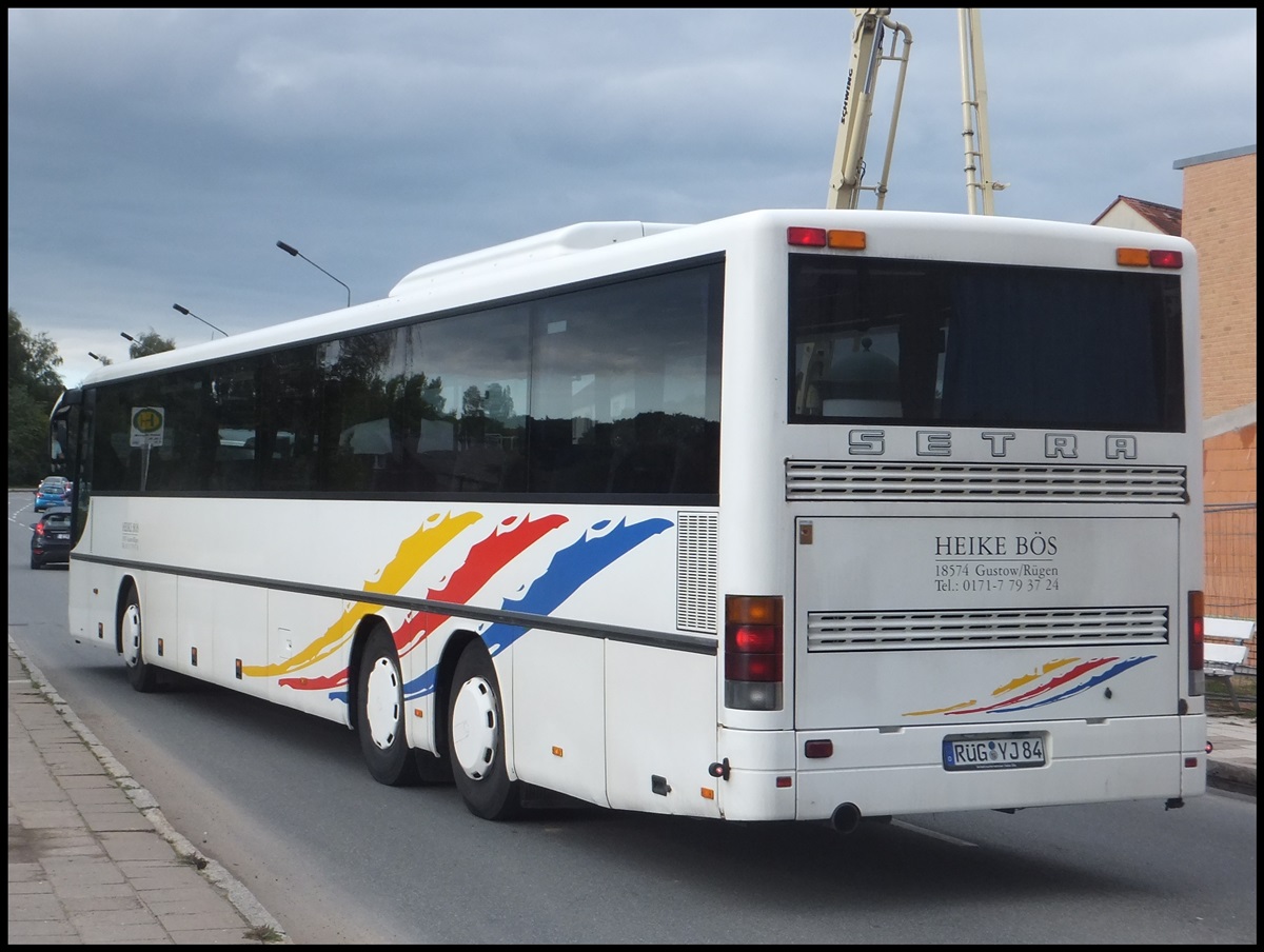 Setra 319 UL von Heike B�s aus Deutschland in Sassnitz.