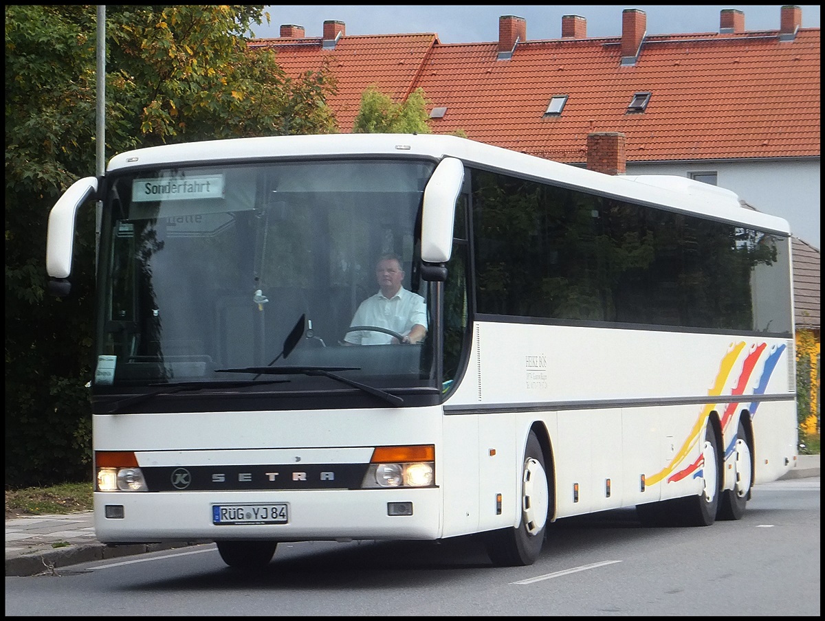 Setra 319 UL von Heike B�s aus Deutschland in Sassnitz.