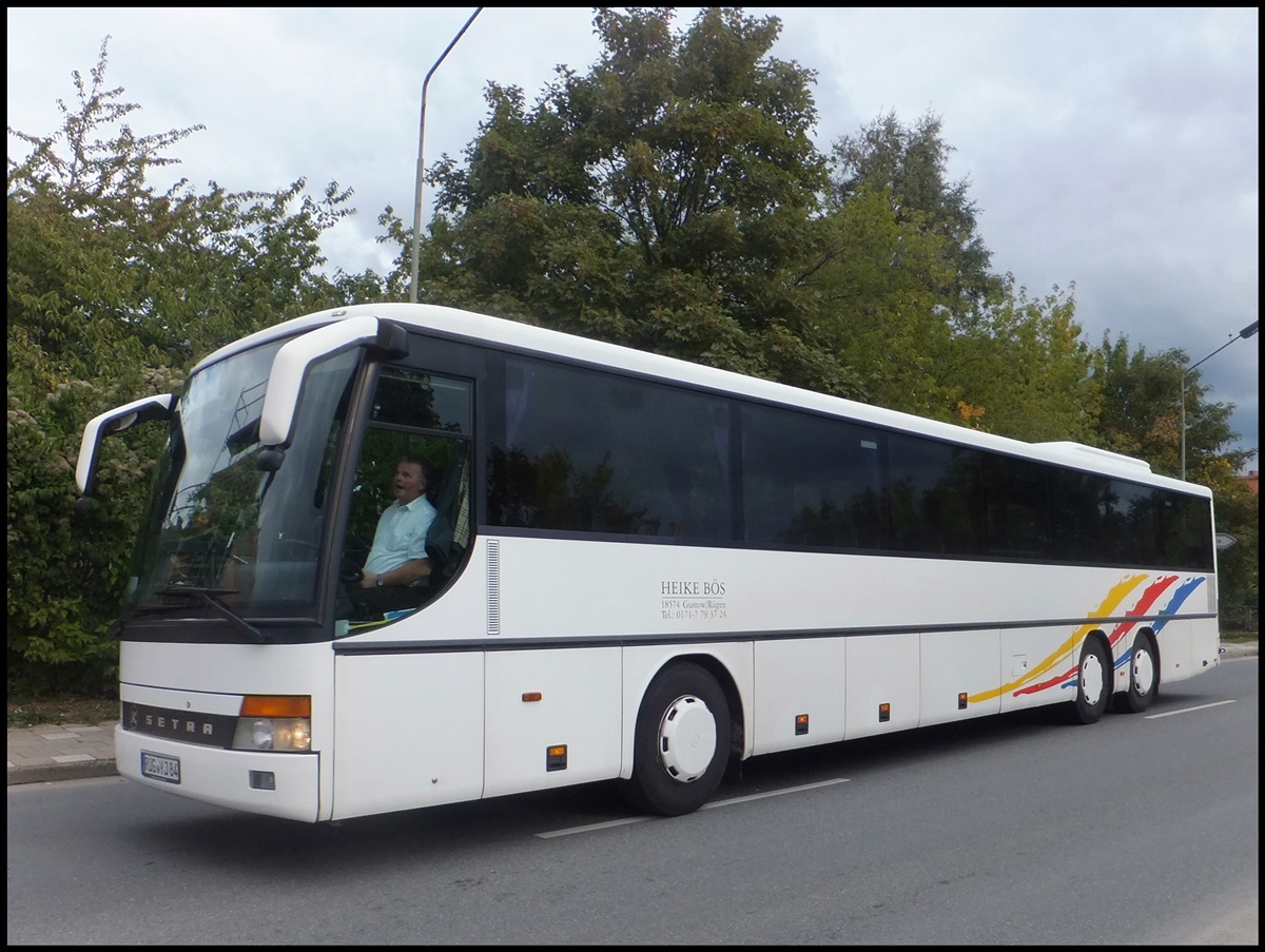 Setra 319 UL von Heike B�s aus Deutschland in Sassnitz.