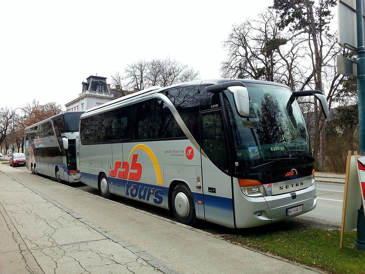 Setra 411 HD von SAB Tours aus �sterreich in Krems.