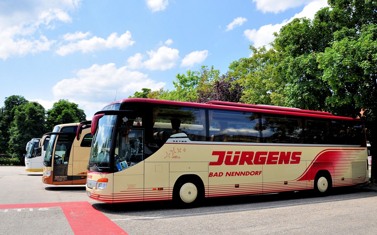 SETRA 415 GT-HD von J�RGENS aus der BRD am 22.6.2013 in Krems.