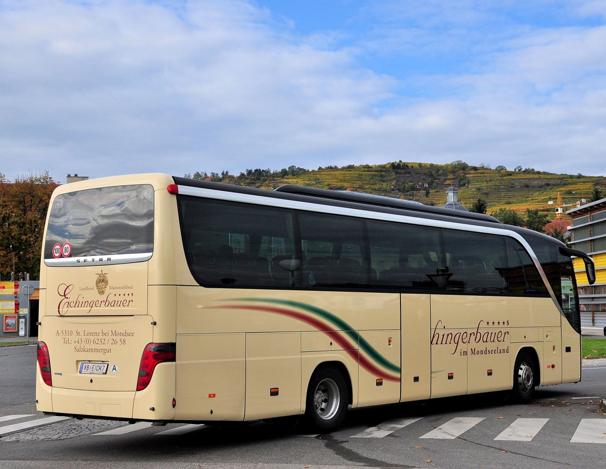Setra 415 HD von Eichingerbauer / �sterreich im Herbst 2013 in Krems.