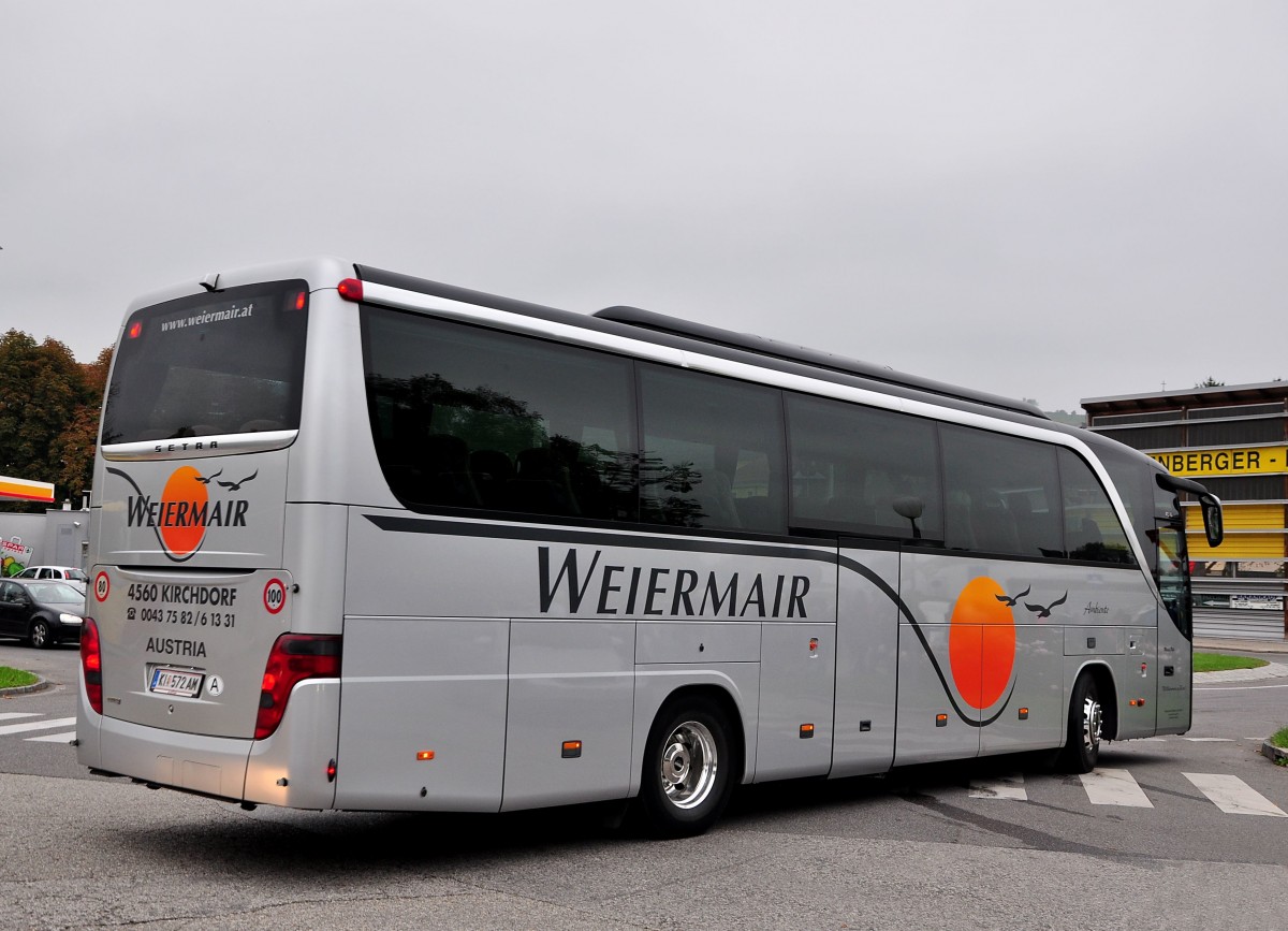 Setra 415 HD von Weiermair Reisen aus �sterreich im Oktober 2014 in Krems.