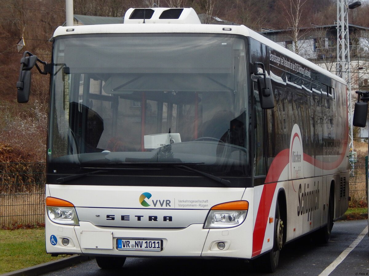 Setra 415 LE Business der VVR in Sassnitz.