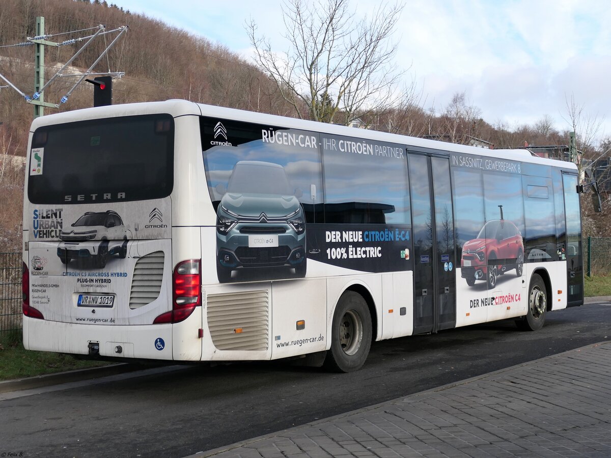 Setra 415 LE Business der VVR in Sassnitz.