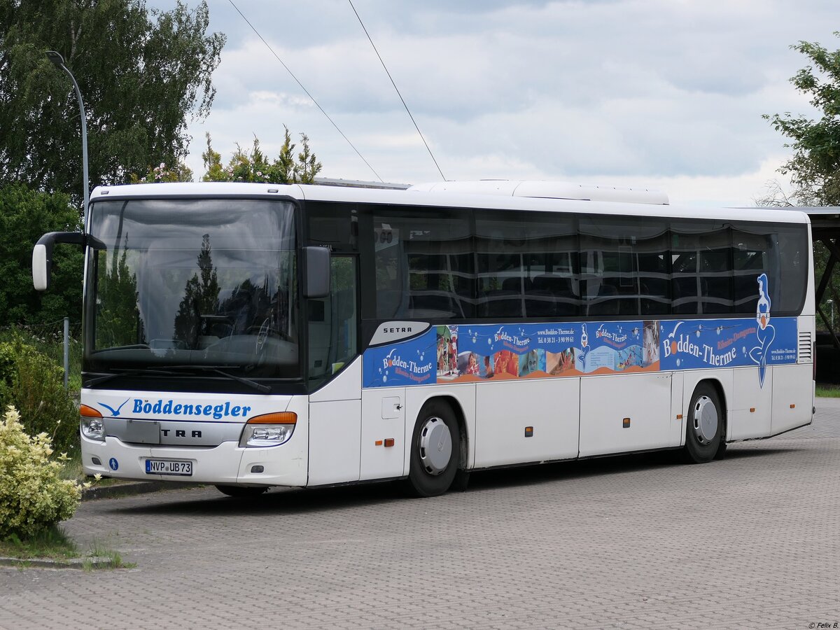 Setra 415 UL von Boddensegler aus Deutschland in Marlow.