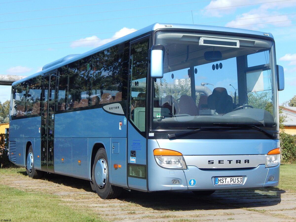 Setra 415 UL von Unger aus Deutschland in Neubrandenburg.