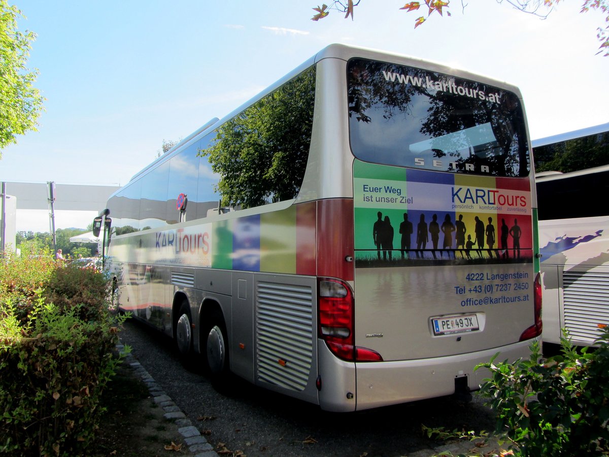 Setra 416 GT-HD von Karl Tours aus �sterreich in Krems.