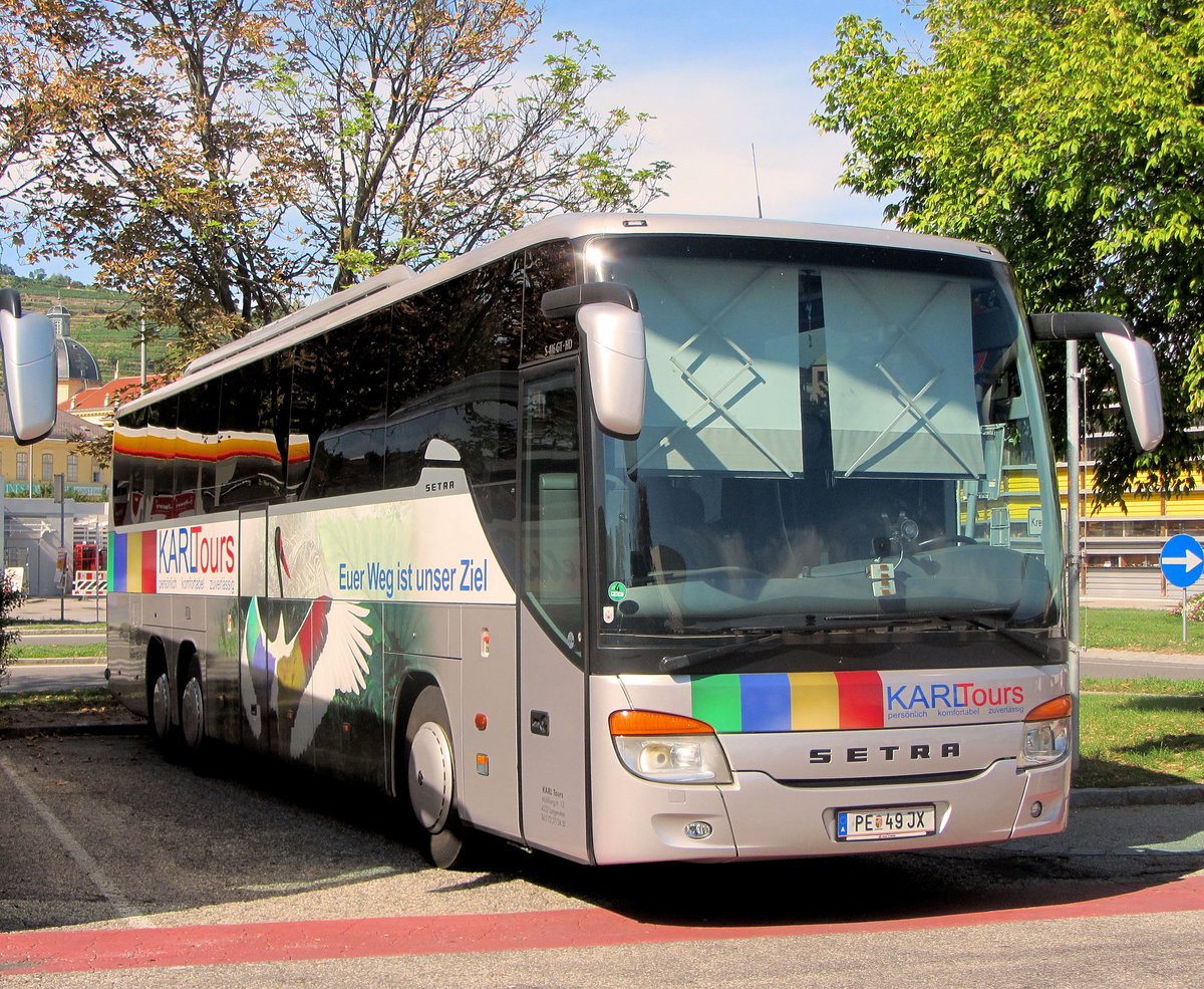 Setra 416 GT-HD von Karl Tours aus �sterreich in Krems.