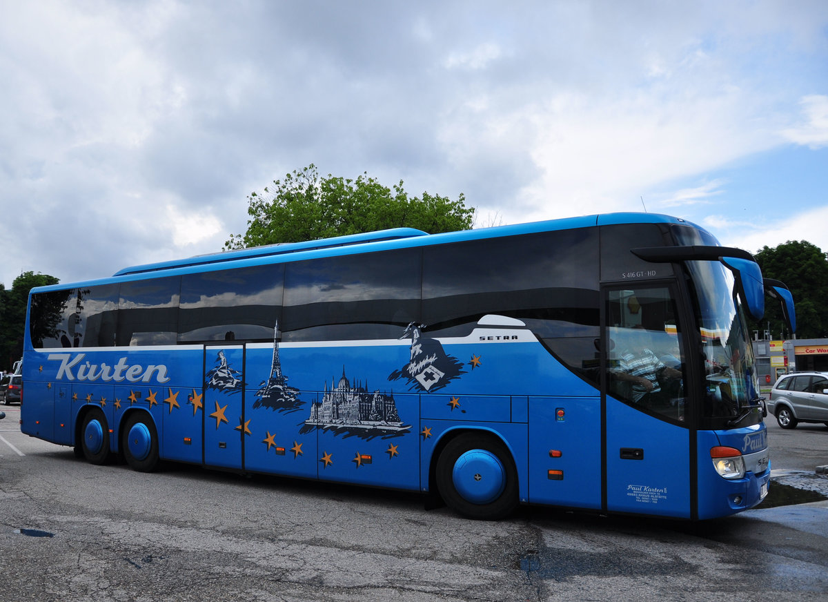 Setra 416 GT-HD von Paul K�RTEN Reisen aus der BRD in Krems gesehen.