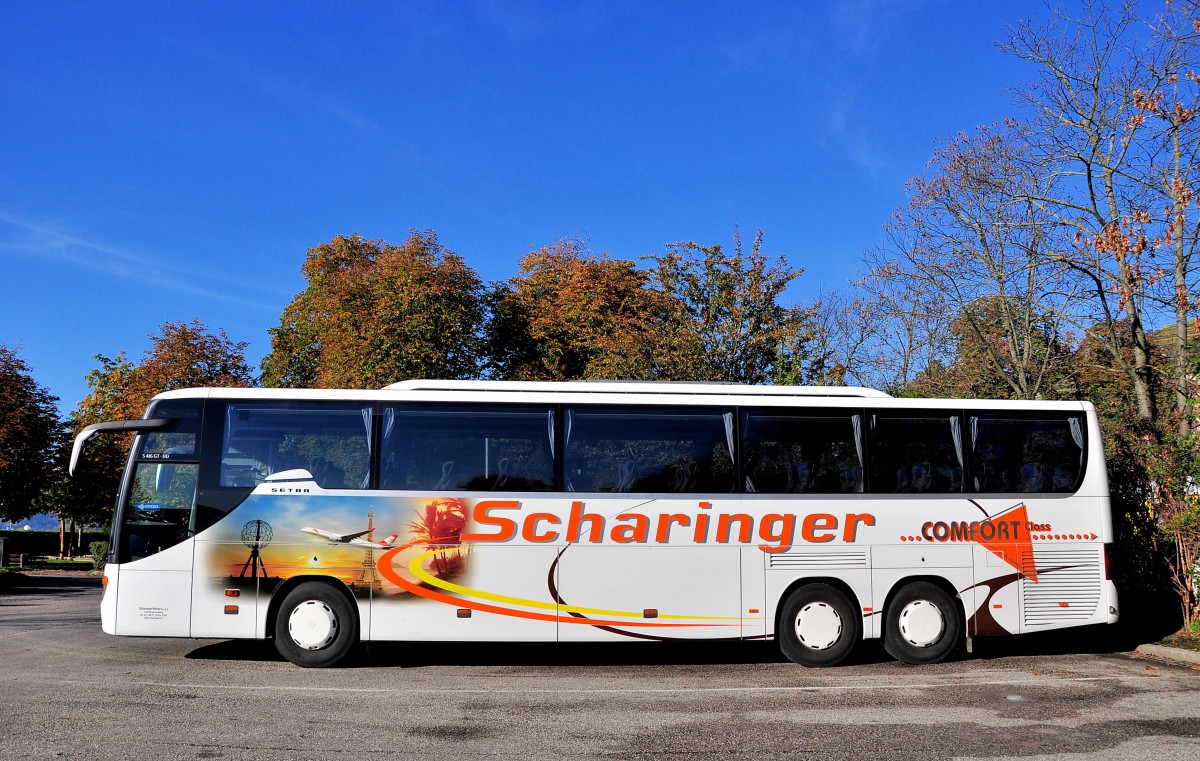 Setra 416 GT-HD von Scharinger Reisen aus �sterreich am 18.10.2014 in Krems.