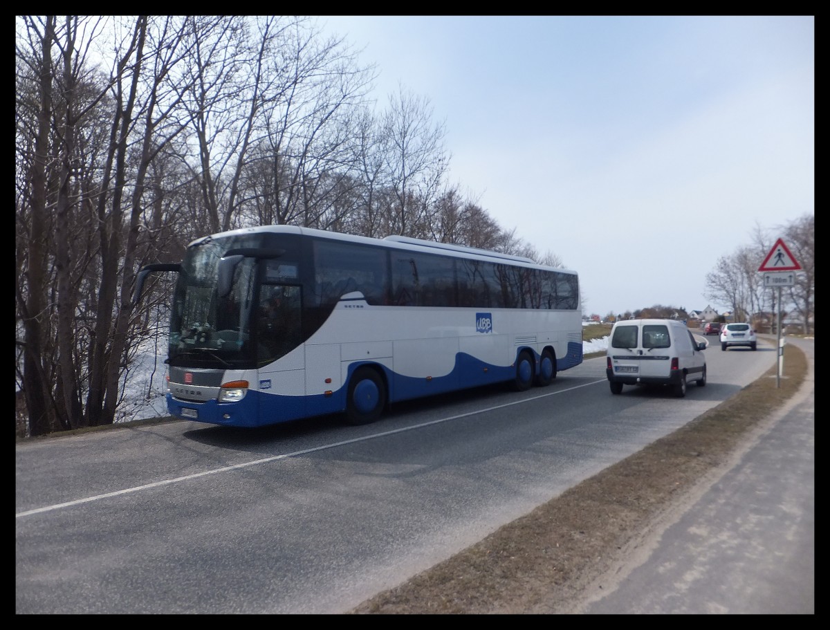 Setra 416 GT-HD von der Usedomer B�derbahn in Sassnitz.