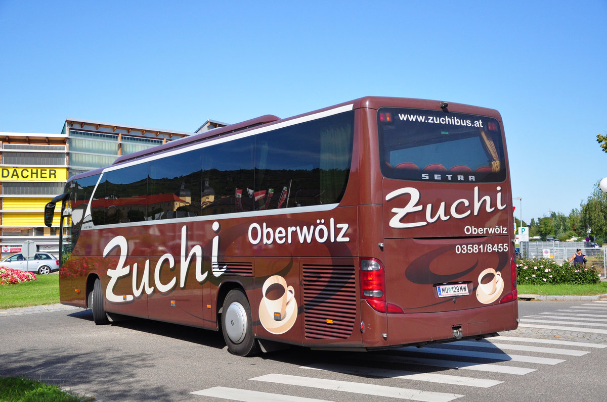 Setra 416 GT-HD von Zuchi Reisen aus �sterreich in Krems gesehen.