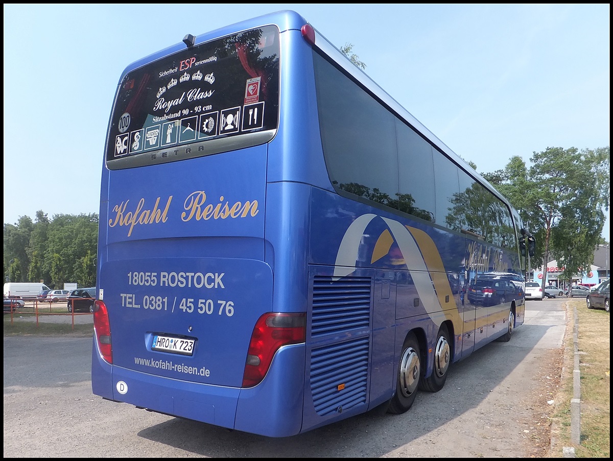 Setra 416 HDH von Kofahl Reisen aus Deutschland in Binz.