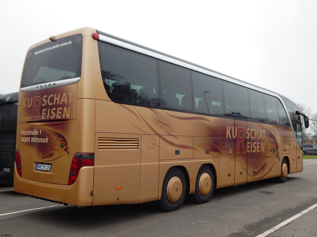 Setra 416 HDH von Kurschat Reisen aus Deutschland in Neubrandenburg.