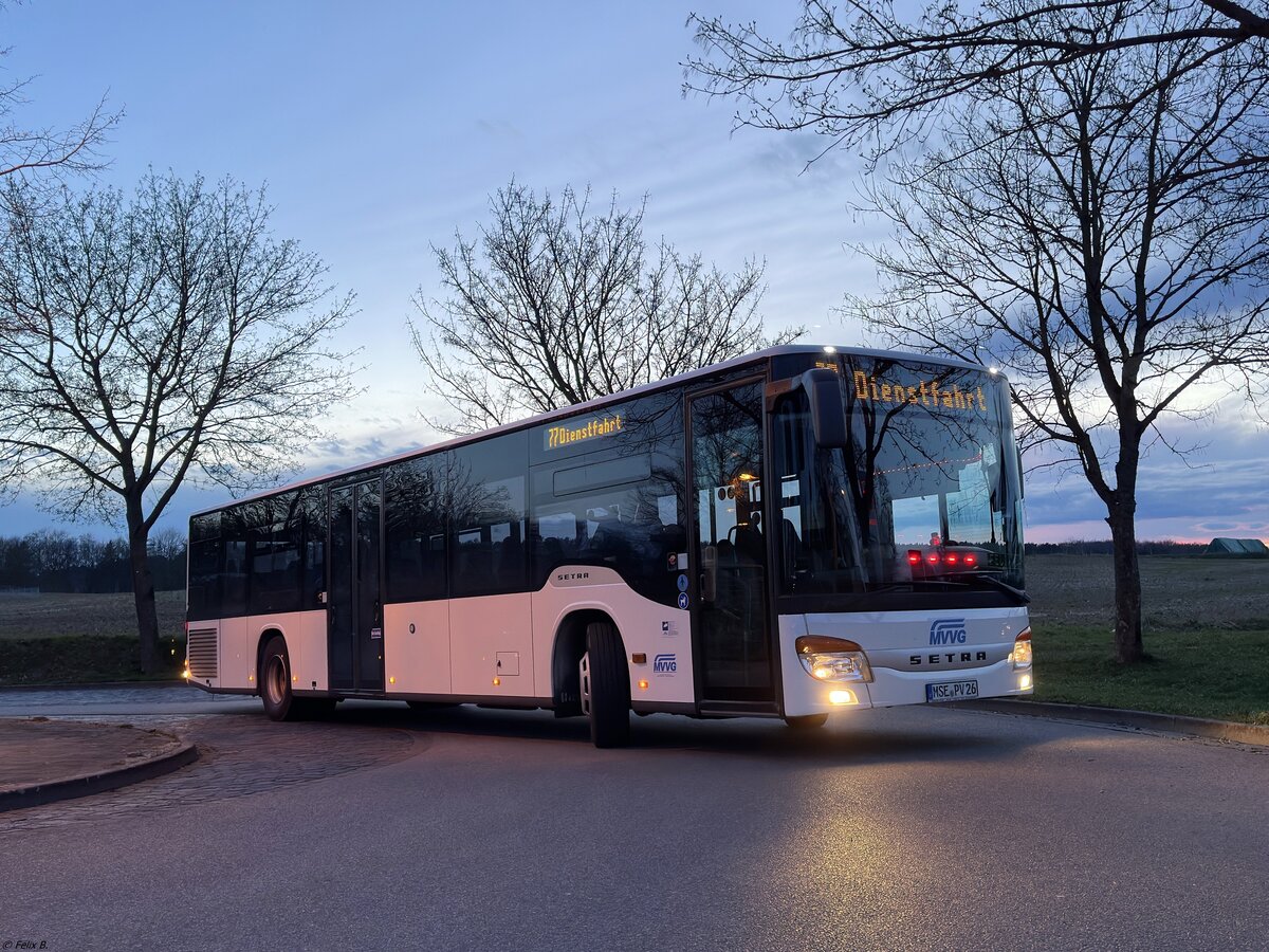 Setra 416 NF der MVVG in Malchow.