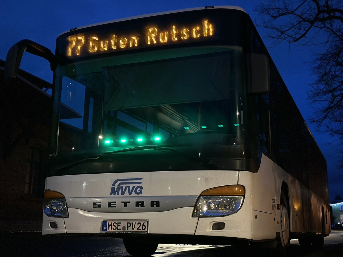 Setra 416 NF der MVVG in Plau am See.