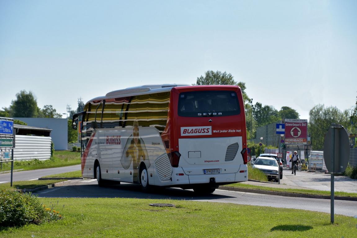 Setra 515 HD von Blaguss Reisen aus sterreich in Krems.