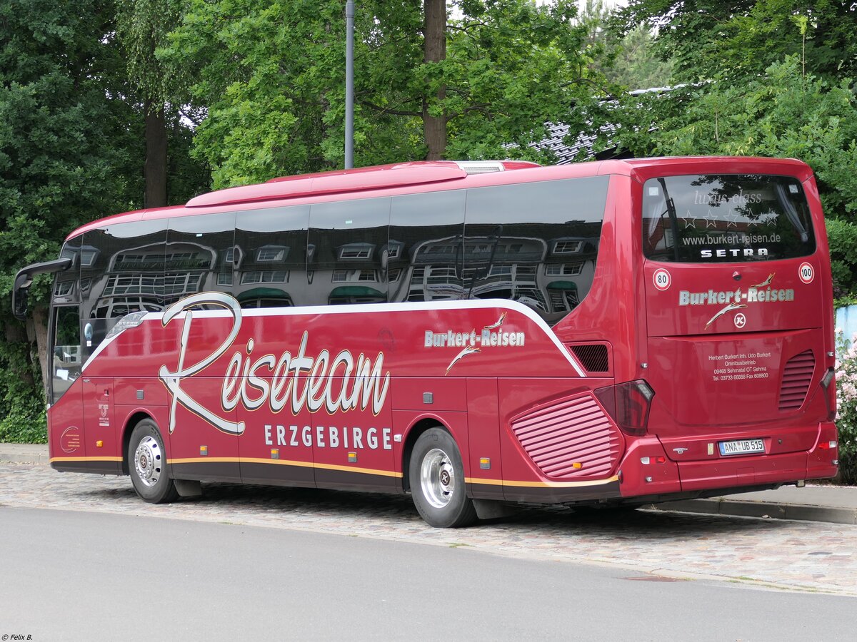 Setra 515 HD von Burkert-Reisen aus Deutschland in Binz.