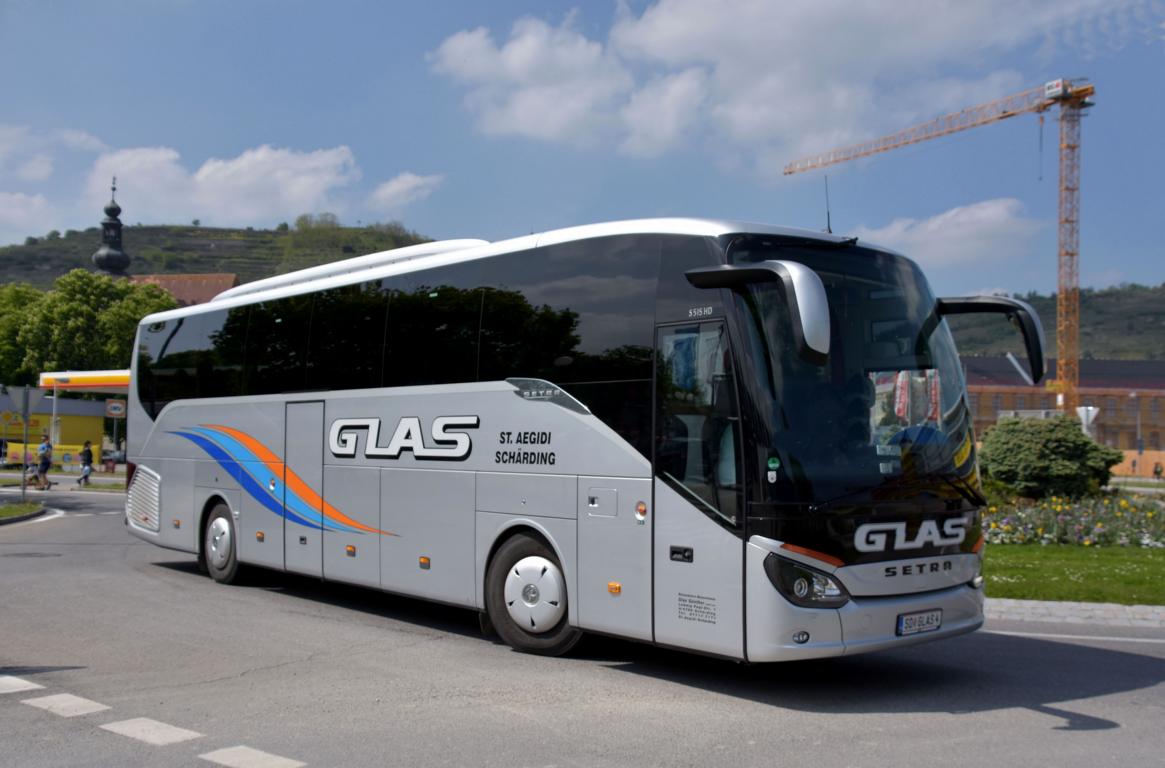 Setra 515 HD von GLAS Reisen aus Ober�sterreich in Krems.