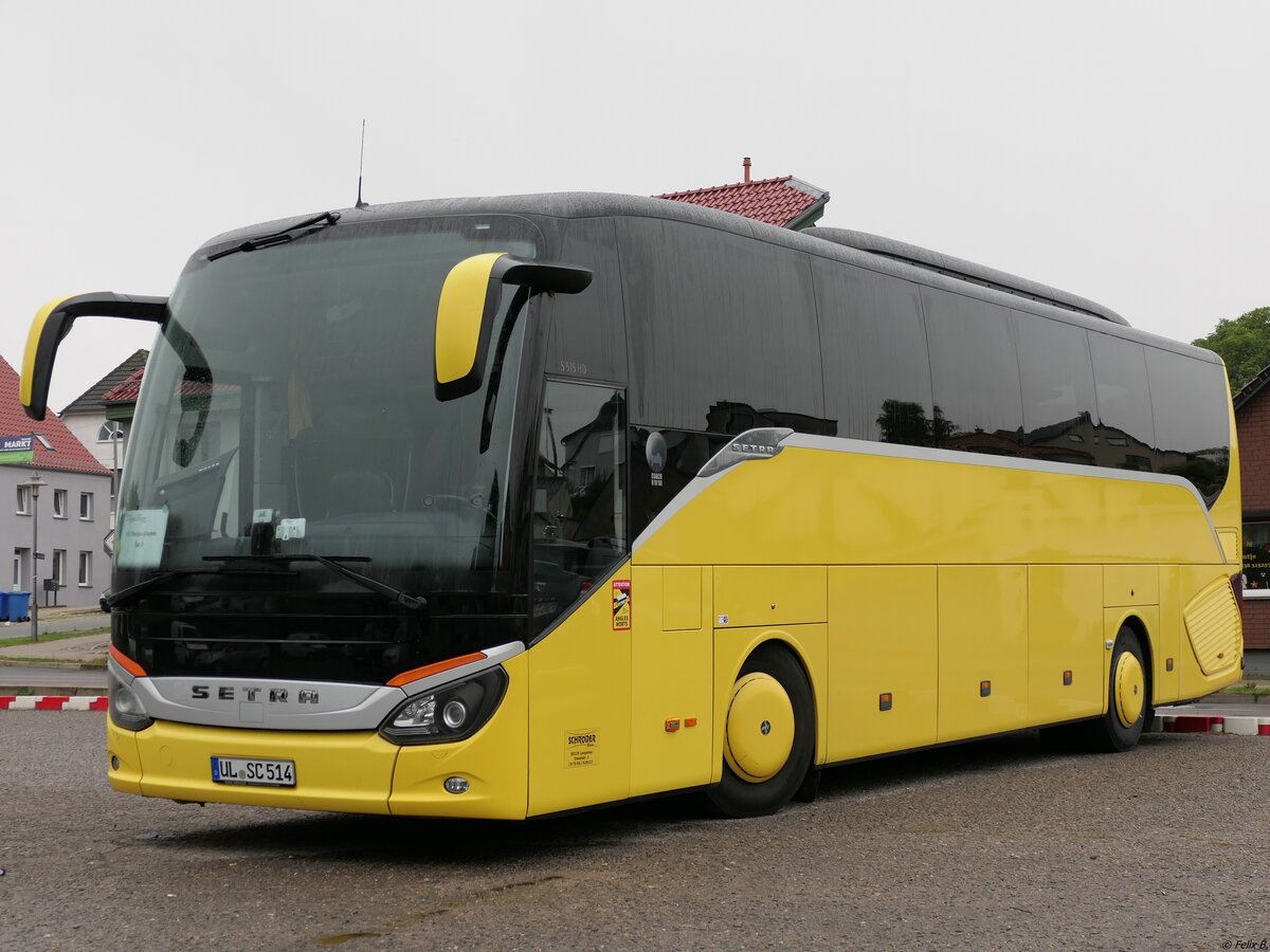 Setra 515 HD von Schröder aus Deutschland in Bergen.