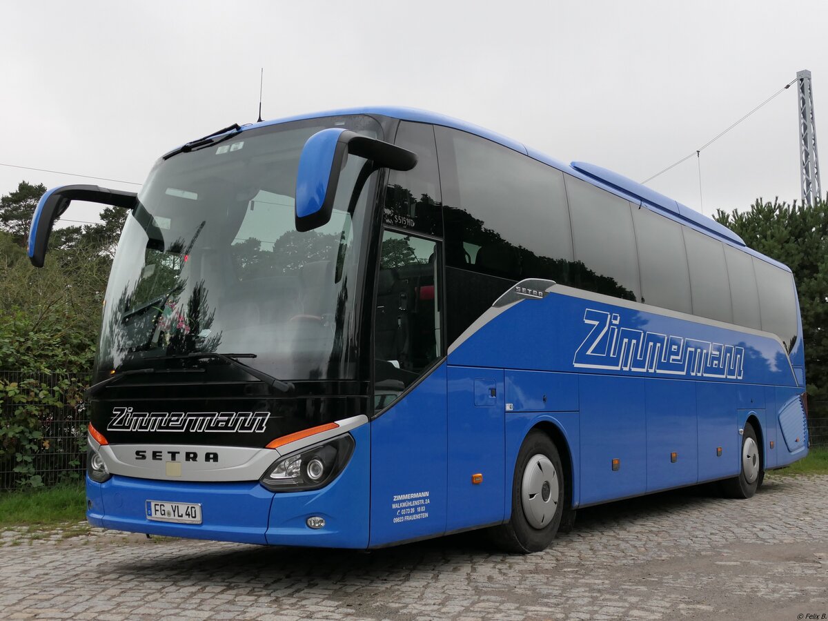 Setra 515 HD von Zimmermann aus Deutschland in Binz.