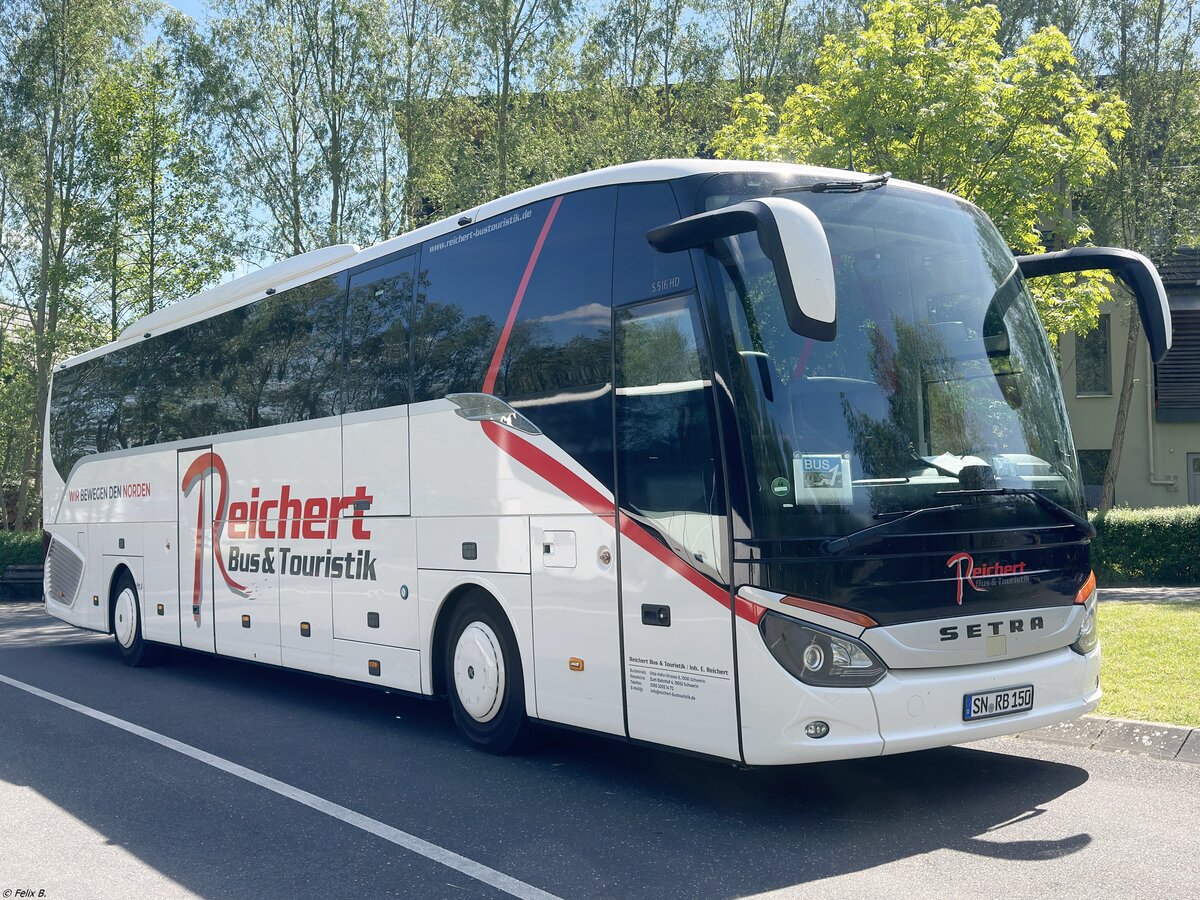 Setra 516 HD von Reichert Bus & Touristik aus Deutschland in Plau am See.