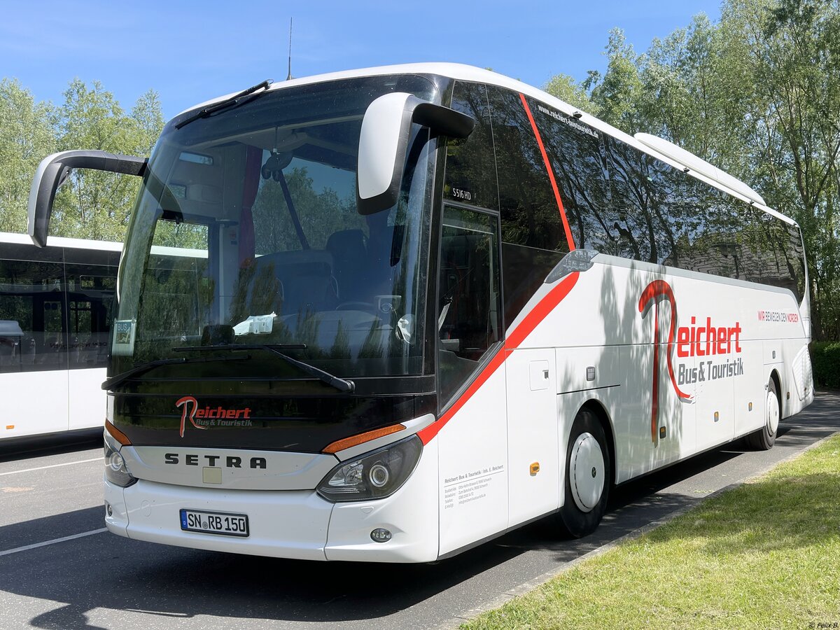 Setra 516 HD von Reichert Bus & Touristik aus Deutschland in Plau am See.