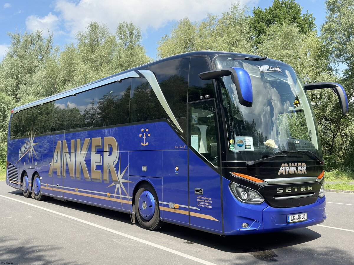 Setra 517 HDH von Anker aus Deutschland in Plau am See.