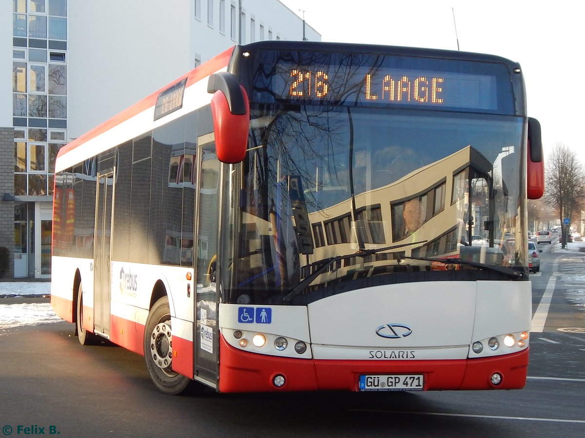 Solaris Urbino 12 von Regionalbus Rostock in Güstrow.