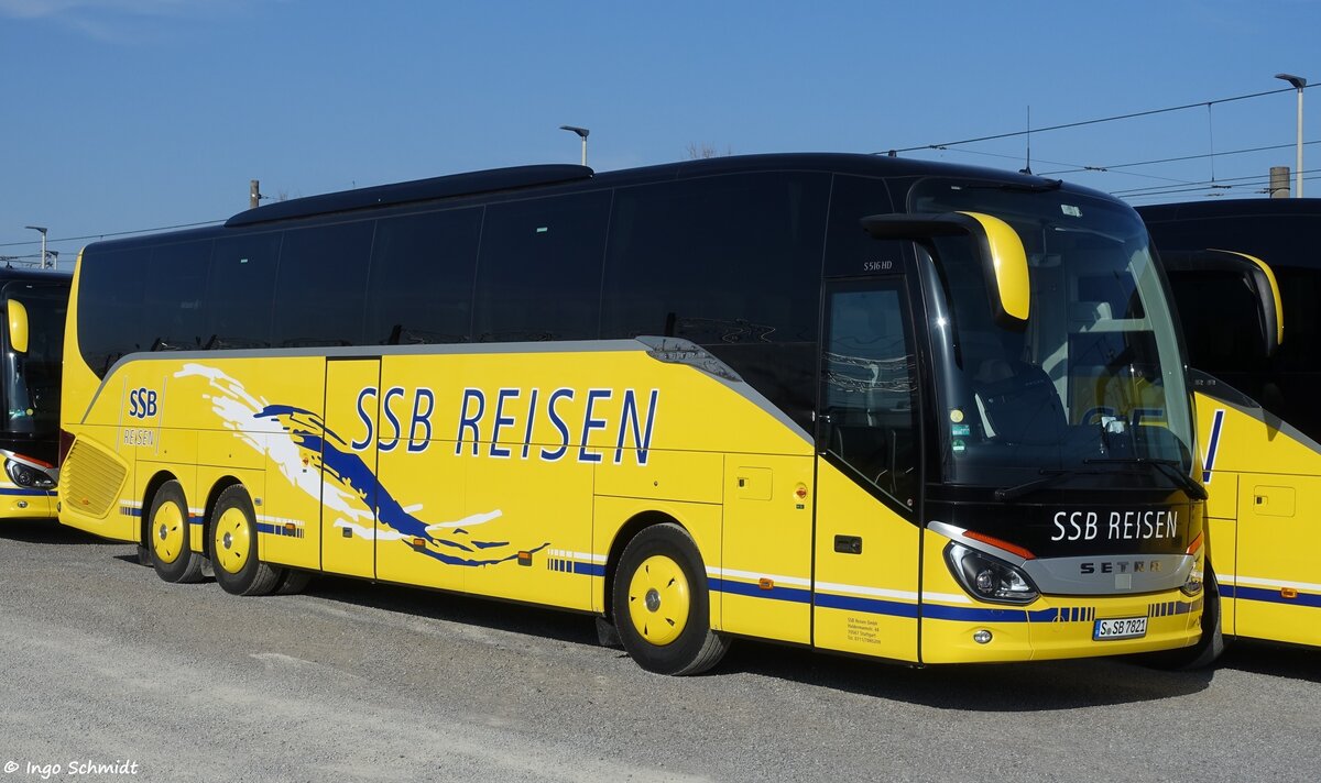 SSB Reisen aus Stuttgart | Nr. 7821 | S-SB 7821 | Setra 516 HD | 27.03.2020 in Stuttgart