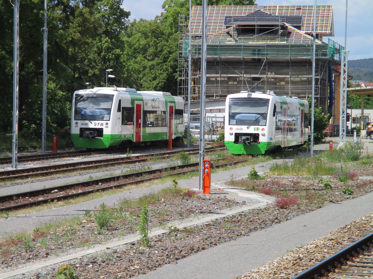 STB und EIB,am 29.Mai 2020,in Meiningen.STB vertreten durch den VT 006 und die EIB durch VT 007.