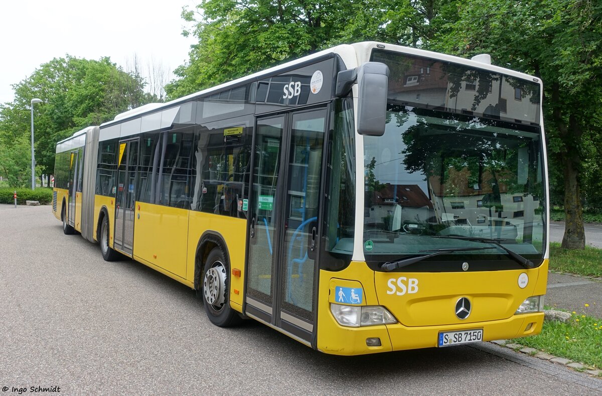 Stuttgarter Straßenbahnen (SSB) | Nr. 7150 | S-SB 7150 | Mercedes-Benz Citaro Facelift G | 09.06.2019 in Stuttgart