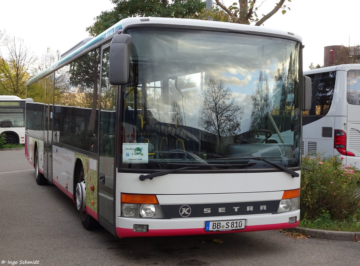 Süsser Reisen & Transport aus Deckenpfronn | BB-S 810 | Setra 315 NF | 21.10.2017 in Sindelfingen