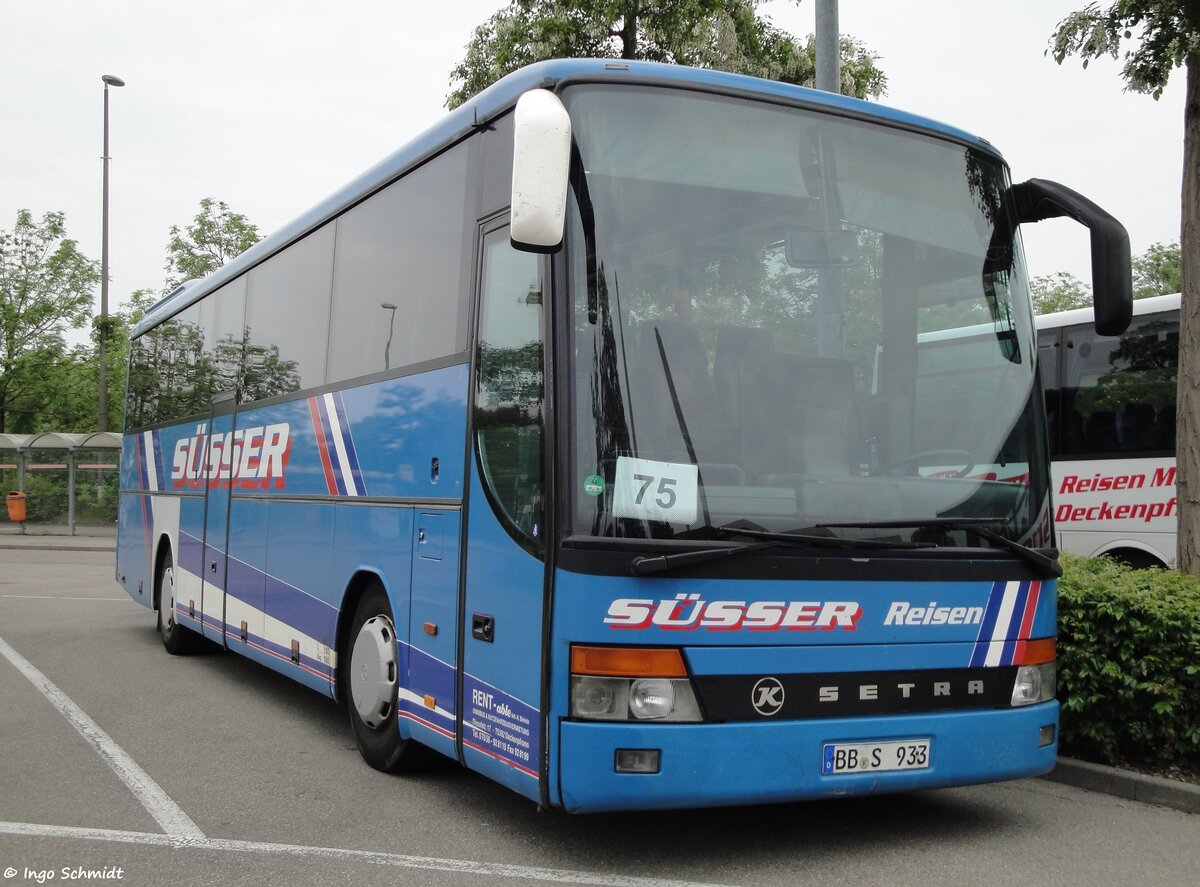 Süsser Reisen & Transport aus Deckenpfronn | BB-S 933 | Setra 315 GT-HD | 24.05.2015 in Sindelfingen