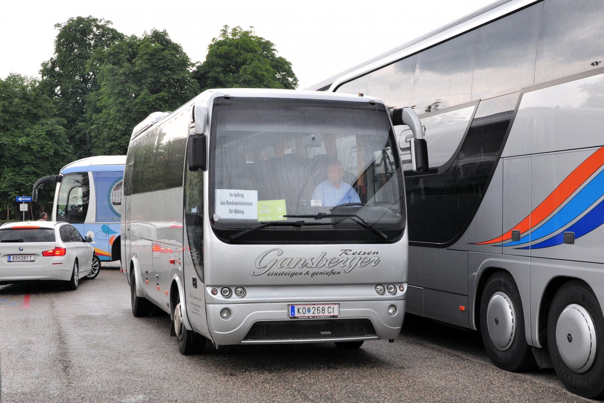 Temsa Opalin von Gansberger Reisen aus �sterreich am 12.Juli 2014 in Krems.