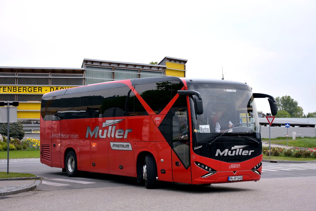Viseon C11 von M�ller Reisen aus der BRD in Krems.
