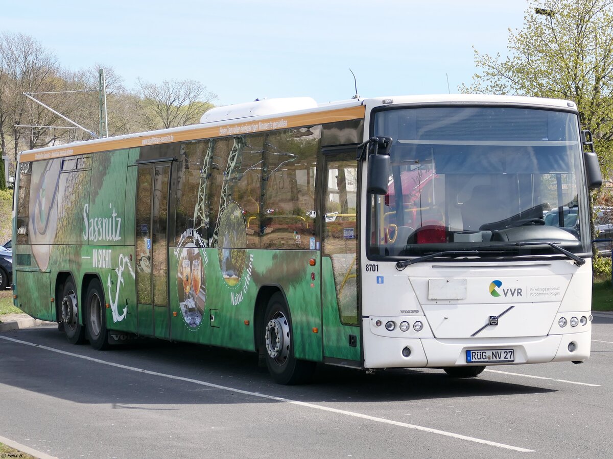 Volvo 8700 der VVR in Sassnitz am 28.04.2024