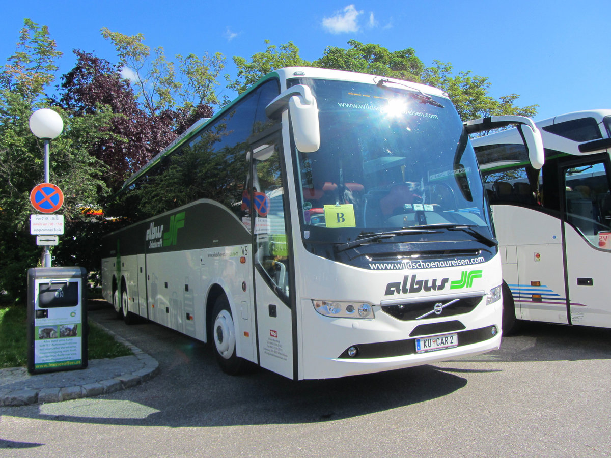 Volvo 9700 von Albus Reisen aus sterreich in Krems gesehen.