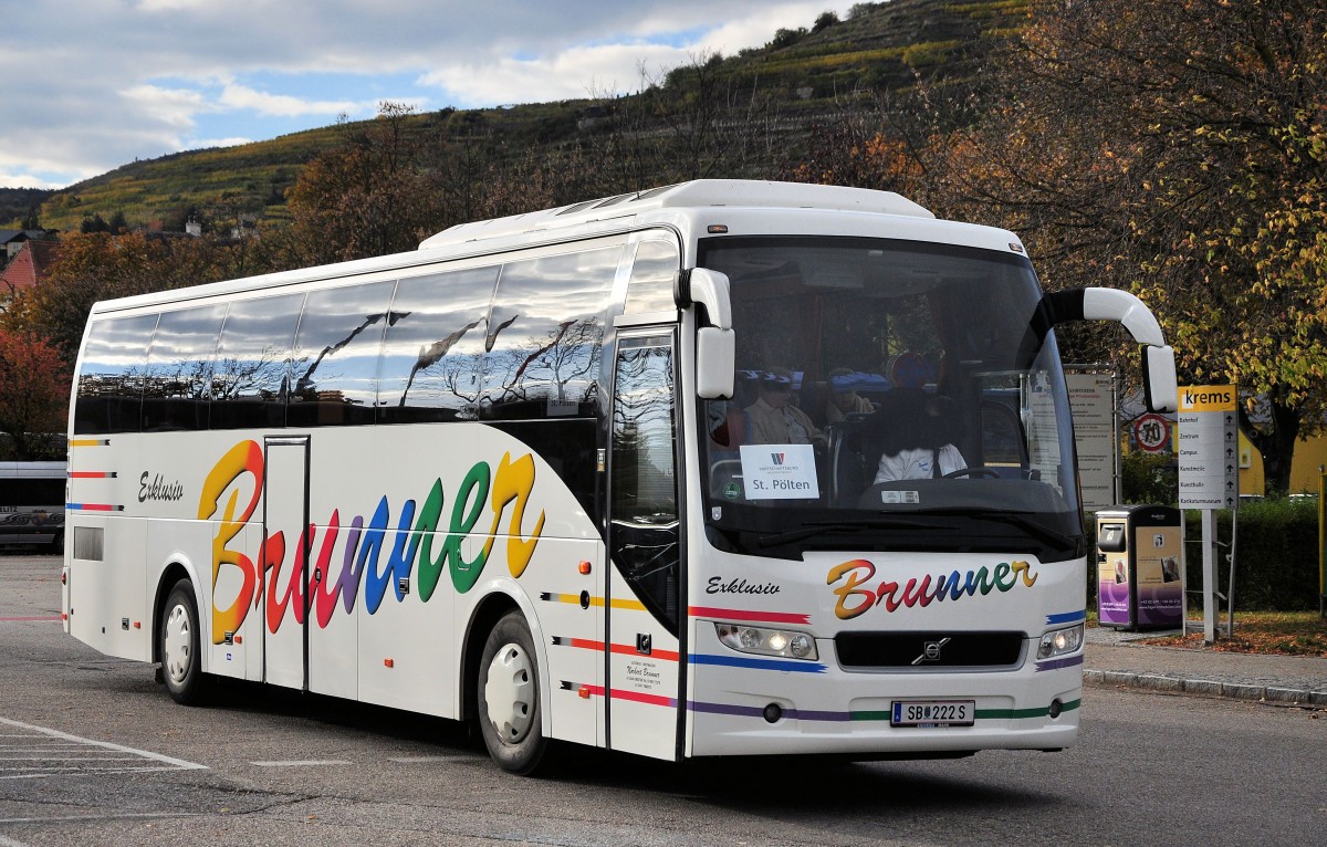 Volvo 9700 von Brunner / �sterreich im Herbst 2013 in Krems.