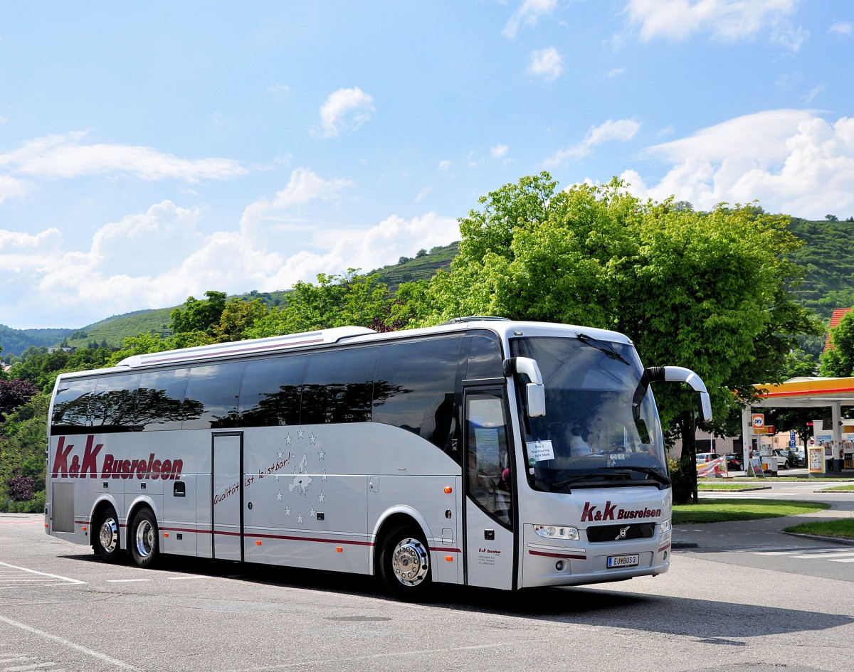 VOLVO 9700 von  K & K Busreisen aus �sterreich am 29.5.2013 in Krems gewesen.