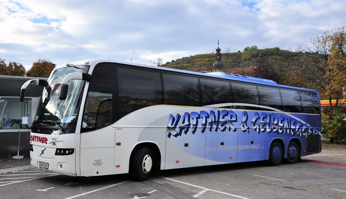 Volvo 9700 von Kattner und Gelbenegger/�sterreich im Herbst 2013 in Krems.