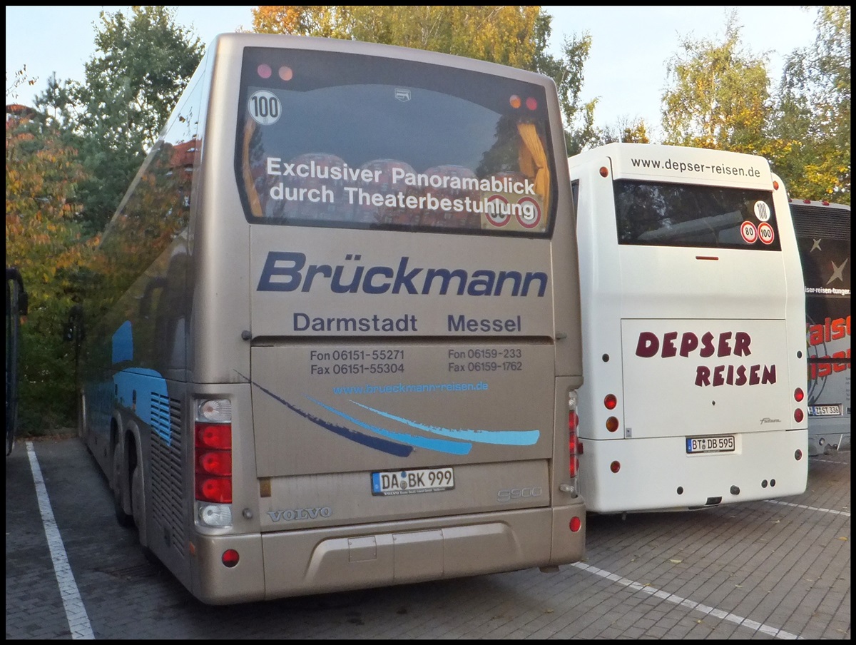 Volvo 9900 von Br�ckmann aus Deutschland in Binz.