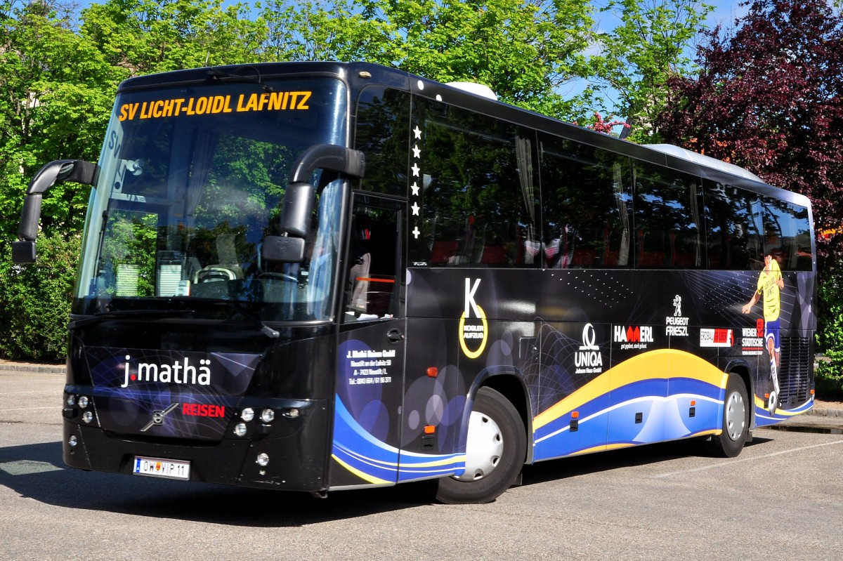 Volvo 9900 von Math� Reisen aus �sterreich im Mai 2014 in Krems.
