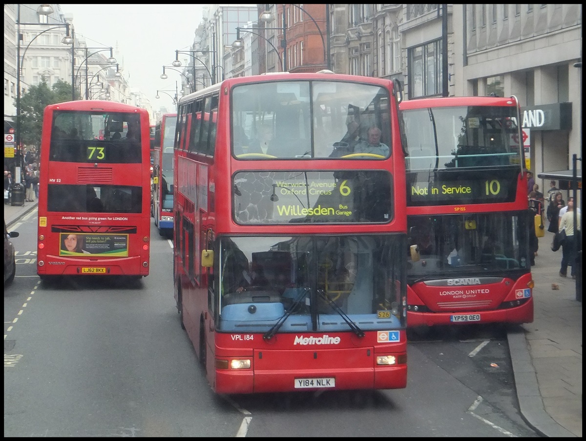 Volvo Plaxton von Metroline in London.