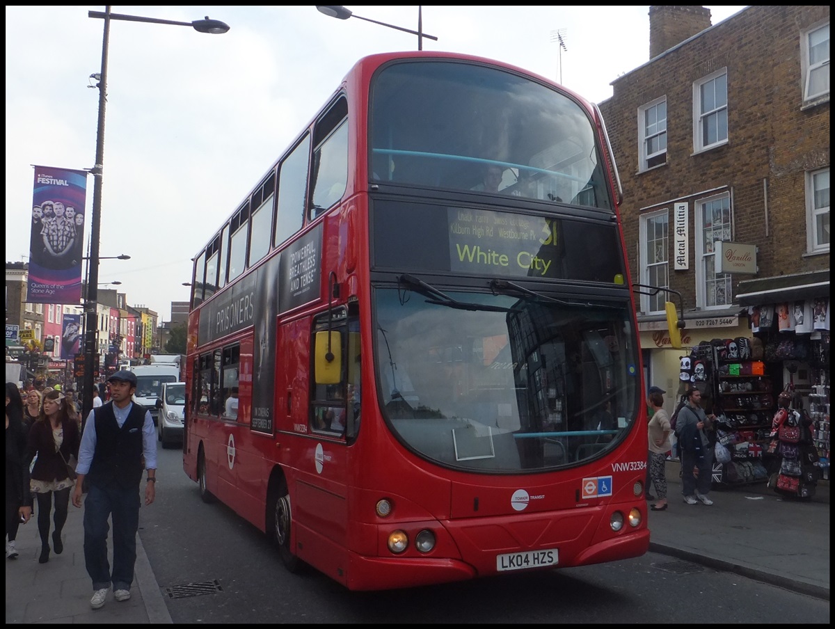 Volvo Wright von Tower Transit in London.