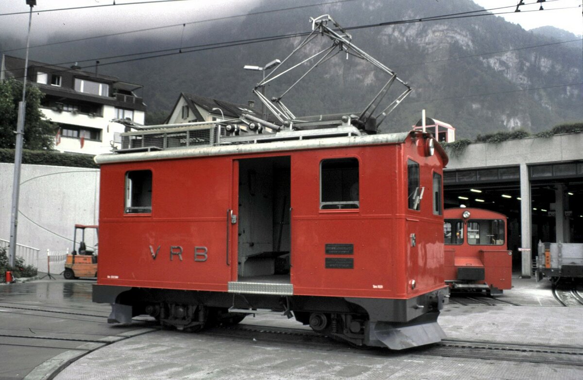 VRB He 2/2 Nr.18 in Vitznau am 30.08.1999.
