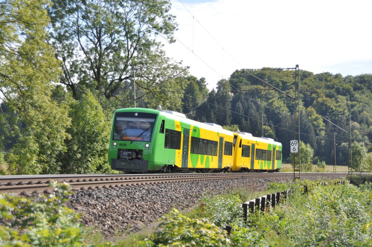VT 365 und 366 bei Ursprn am 20.09.2012.