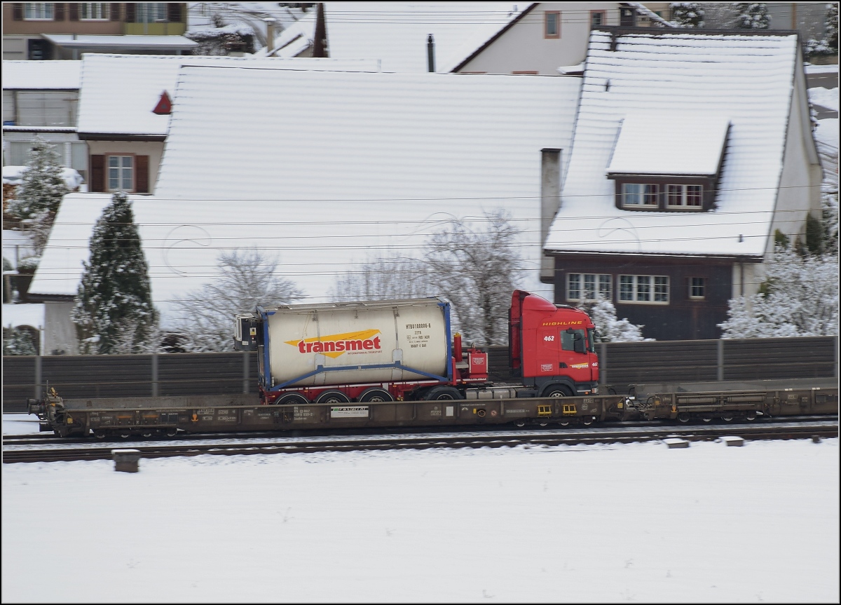 Zugschluss. 

Tecknau, Januar 2017.